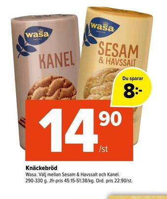 Coop Extra Knäckebröd erbjuda