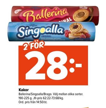 Coop Extra Kakor erbjuda