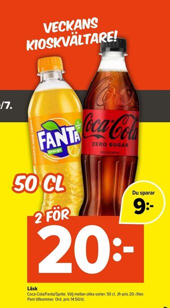 Coop Extra Läsk erbjuda