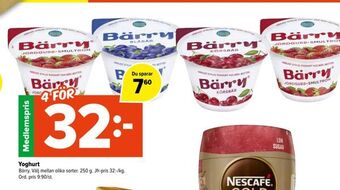 Coop Extra Yoghurt erbjuda