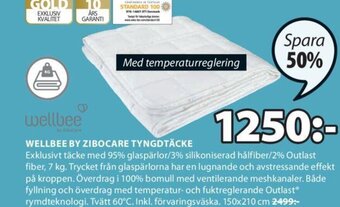 JYSK Wellbee by Zibocare Tyngdtäcke erbjuda