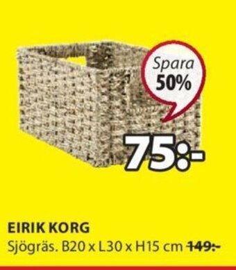 JYSK Eirik Korg erbjuda