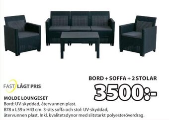JYSK Molde Loungeset erbjuda