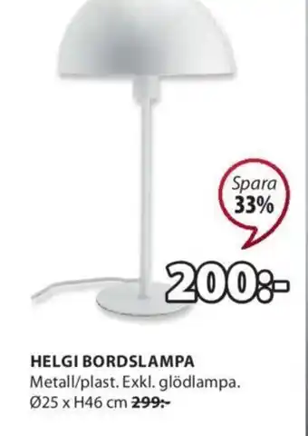 Helgi Bordslampa