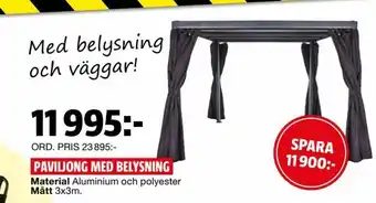 Paviljong Med Belysning