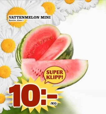 Nya Pulsen Vattenmelon mini erbjuda