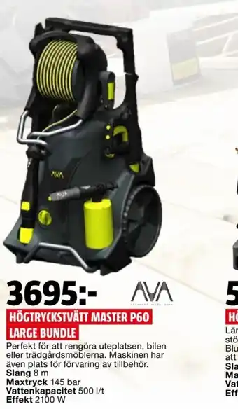 Ava Högtryckstvätt Master P60 Large Bundle