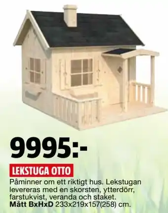 Bauhaus Palmako Lekstuga Otto erbjuda