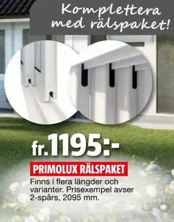 Bauhaus Halle Primolux Rälspaket erbjuda
