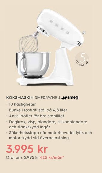 Electrolux Home Köksmaskin erbjuda