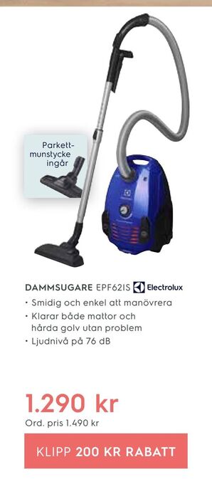 Electrolux Home Dammsugare erbjuda