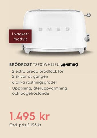 Electrolux Home Brödrost erbjuda