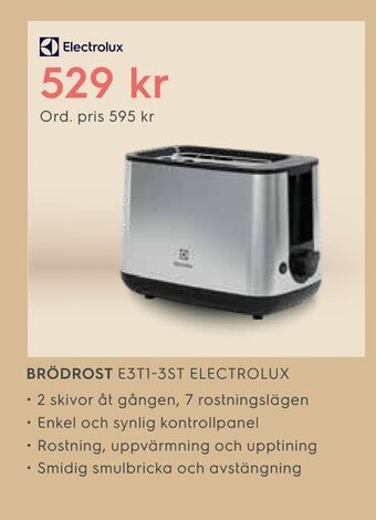Electrolux Home Brödrost erbjuda