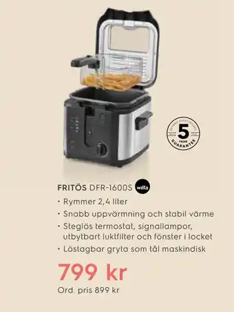 Fritös DFR-1600S