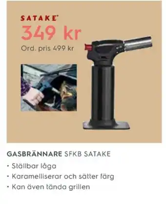 Electrolux Home Satake gasbrännare erbjuda
