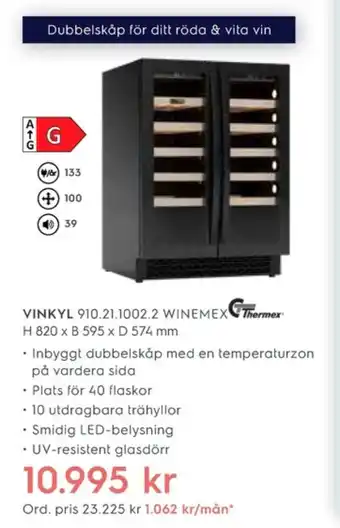 Thermex vinkylskåp