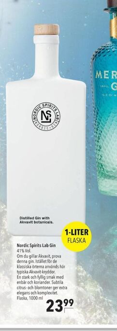 Citti Nordic spirits lab gin erbjuda