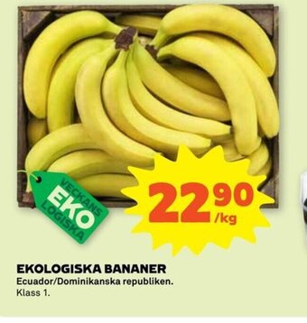 Coop Forum Ekologiska Bananer erbjuda
