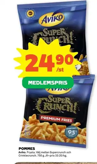 Coop Forum Pommes Aviko erbjuda