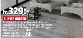 Bauhaus Klinker Quarzo erbjuda