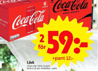 ICA Nära Coca-Cola Läsk erbjuda
