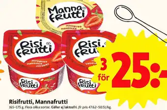 ICA Nära Risifrutti, Mannafrutti erbjuda