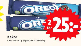 ICA Nära Oreo Kakor erbjuda