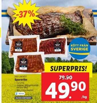 Lidl Spareribs erbjuda