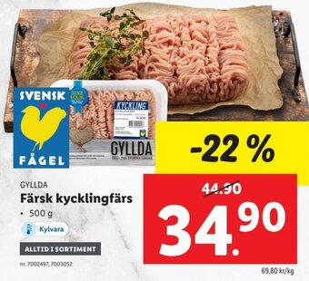 Lidl Färsk Kycklingfärs erbjuda