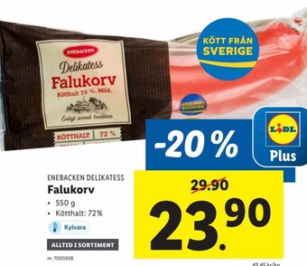 Lidl Falukorv erbjuda