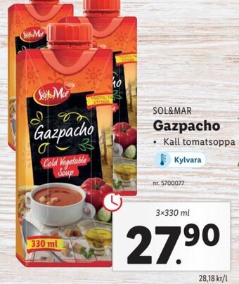 Lidl Gazpacho erbjuda