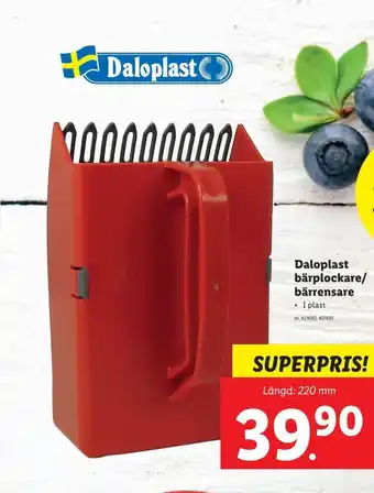 Daloplast bårplockare/bårrensare