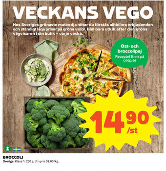 Coop Forum Broccoli erbjuda