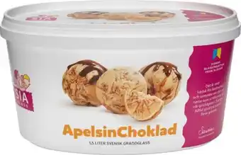 City Gross Gräddglass apelsin/choklad, fryst erbjuda