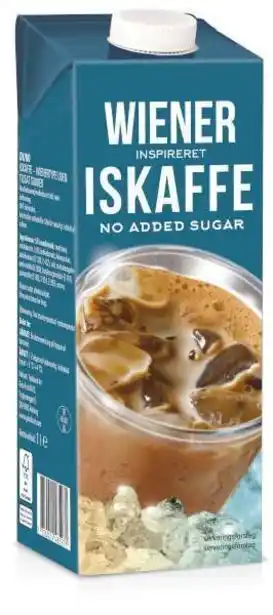 Iskaffe utan tillsatt socker