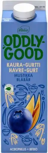 City Gross Oddlygood havrebaserad gurt blåbär glutenfri erbjuda
