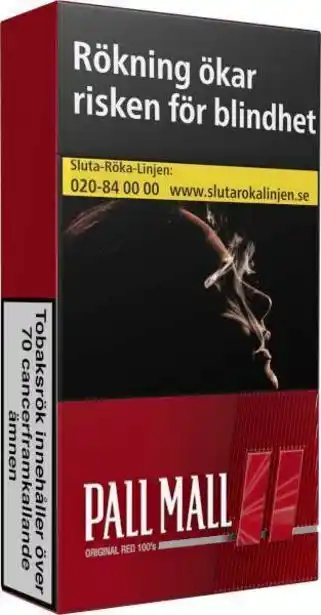 Pall mall original red 100s