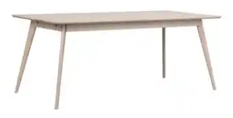 EM Home Yumi matbord rekt. 190x90 vitpigmenterad erbjuda