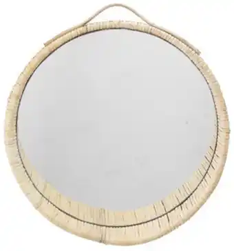 EM Home Bent spegel natur rotting 38x10cm erbjuda