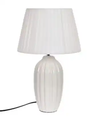 Bordslampa mare vit