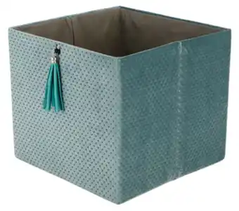 Förvaringslåda kvadrat, sammet