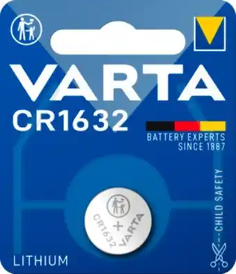Clas Ohlson Litiumbatteri cr1632 varta erbjuda