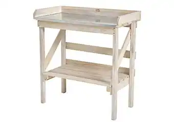 Planteringsbord vitlaserat