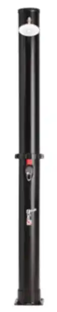 Utedusch soluppvärmd med fotdusch, 35 liter