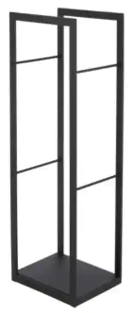 Vedförvaring inomhus 110 cm, metall