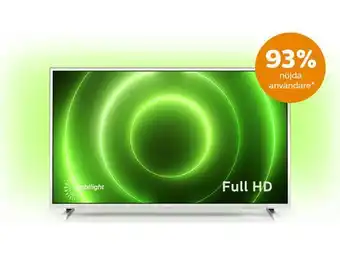 Media Markt Philips 32'' led full hd android-tv med ambilight (32pfs6906) erbjuda