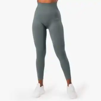 Define seamless tights, jungle green