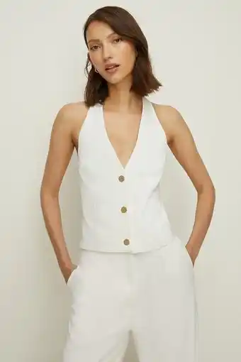Oasis Halter neck tailored top erbjuda