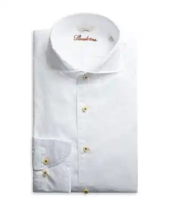 Fitted body casual shirt white