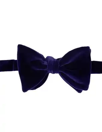 Classic bow tie velvet lilac